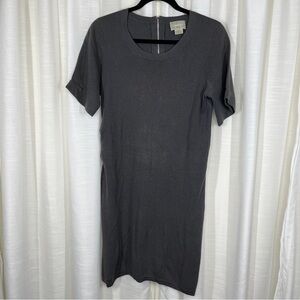 M. Patmos gray short sleeve sweater dress